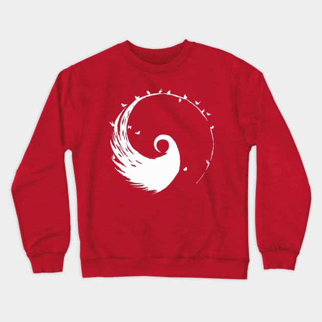 Tai Chi Yin Yang in White Crewneck Sweatshirt by Dock94